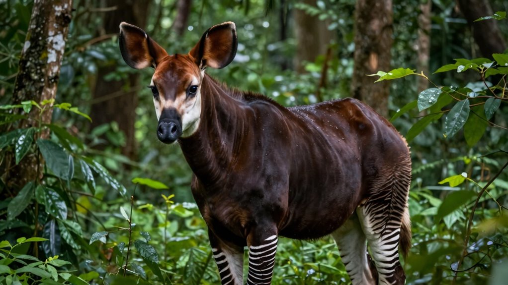 okapi s camouflage and adaptations