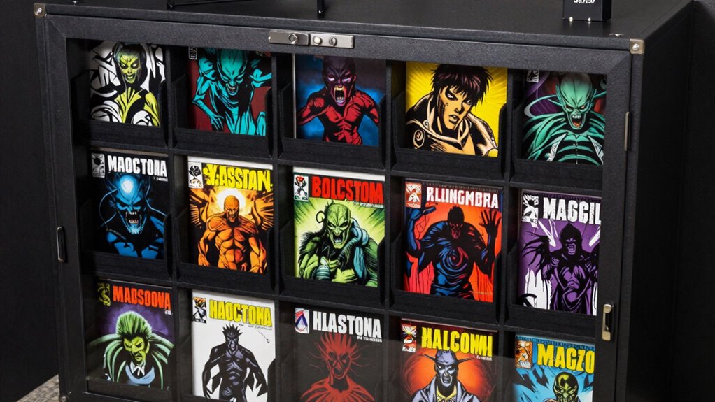 organized comic display protection