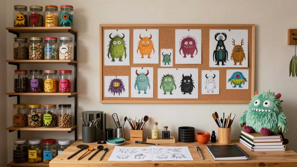 organized themed monster sanctuary