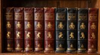 stylish leather monster encyclopedias