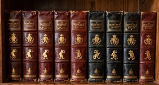 stylish leather monster encyclopedias