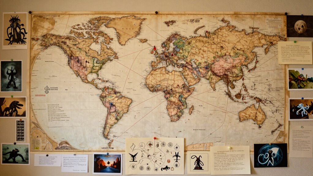 visual tools organize creature sightings