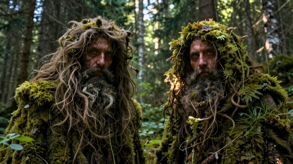 wild men of alpine forest