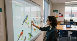 Cornell's Interactive Wall Of Birds