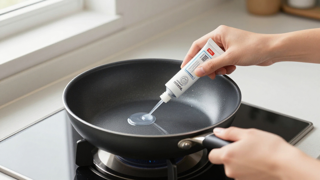 Glue Bonds To Nonstick Surfaces And Wipes Clean With Ethanol