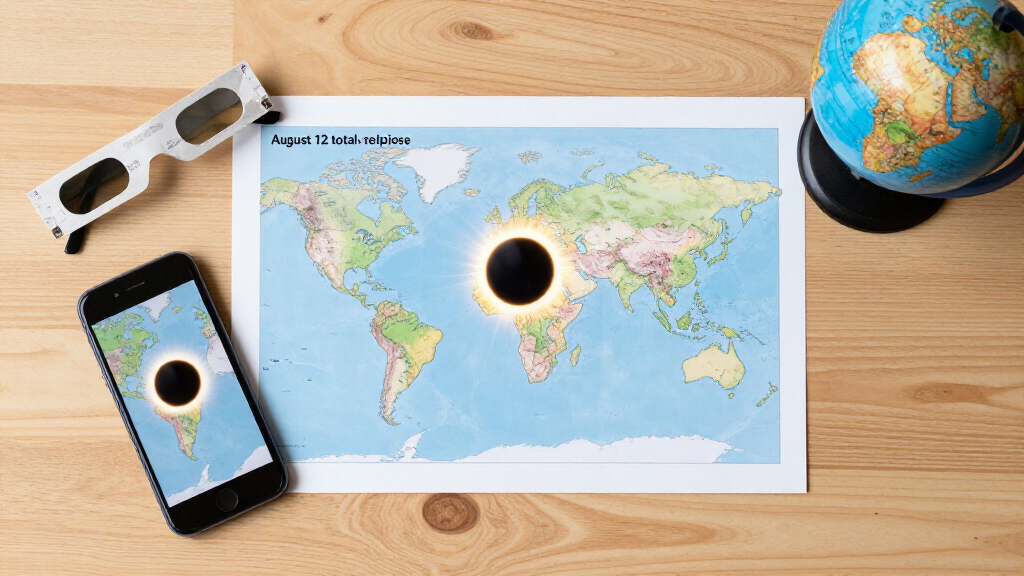 Open-source Interactive Map For The Aug 12 Total Solar Eclipse