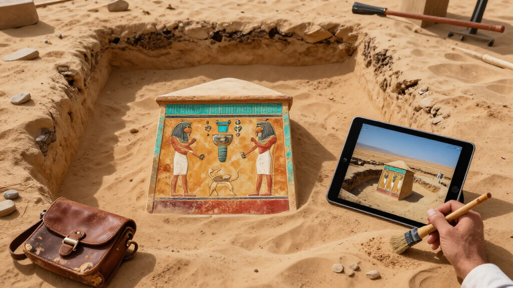 4,400-Year-Old Tomb Of Egyptian Judge Found At Saqqara With Colors On Walls